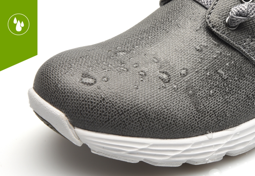 Featured style: Align Velocity in grey. Fluid resistant icon.